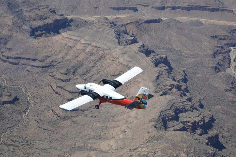Paseo en avioneta por el Gran Cañón