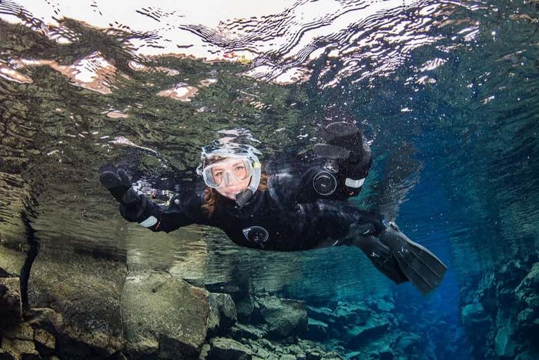 Snorkel en la fisura de Silfra + Spa en Laugarvatn