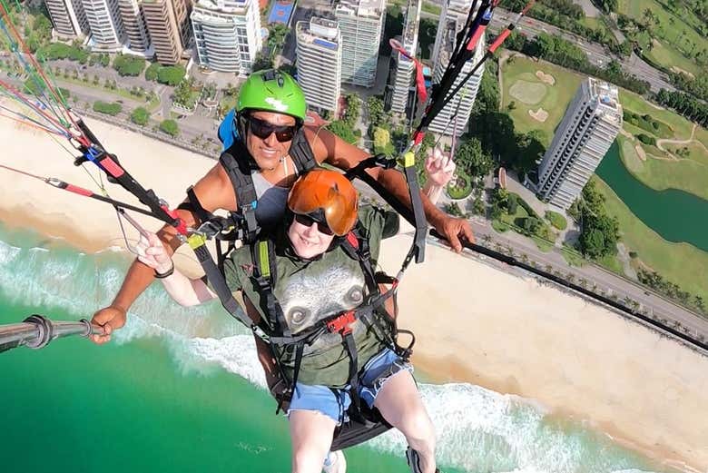 Vuelo en parapente por Río de Janeiro