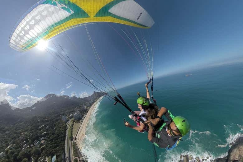 Vuelo en parapente por Río de Janeiro
