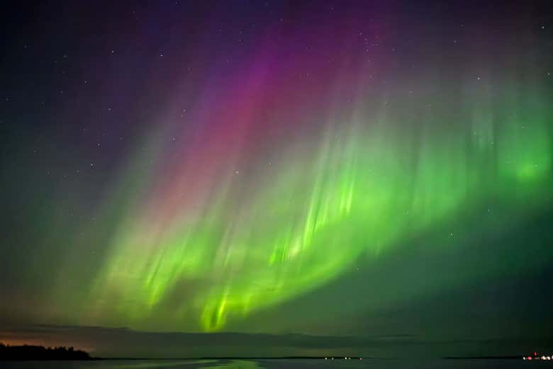 Tour de la aurora boreal por Luleå