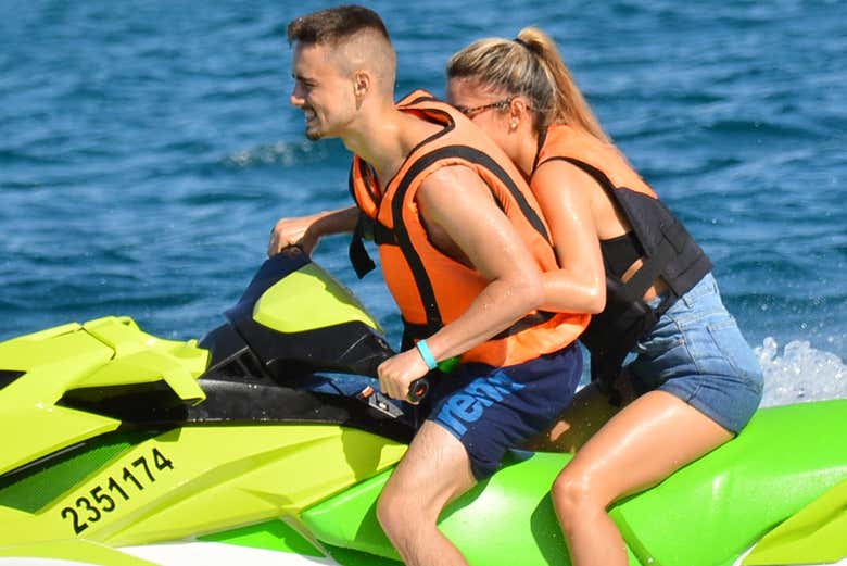 Tour en moto de agua por la bahía de Palma