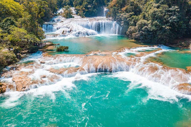 Excursión a Agua Azul y Misol-Há