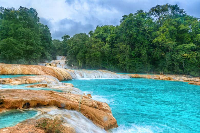 Excursión a Agua Azul y Misol-Há