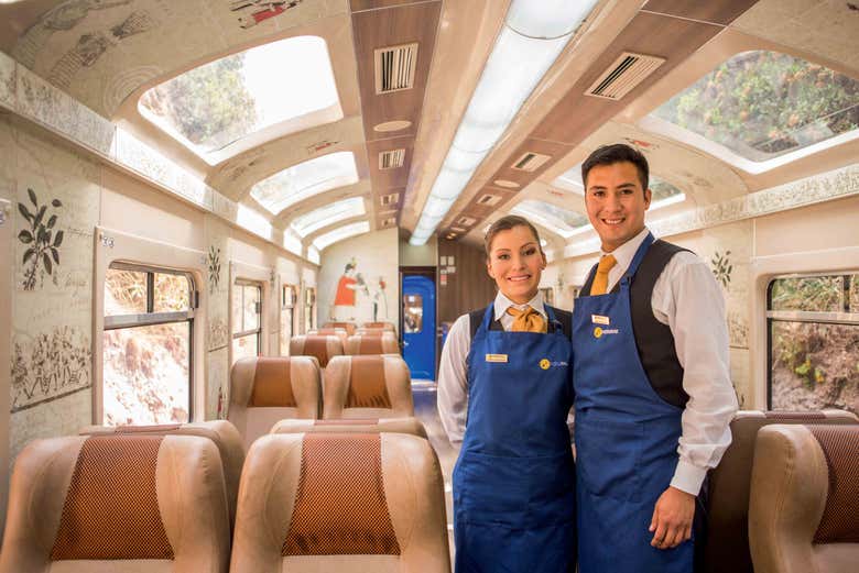 Tren a Ollantaytambo desde Aguas Calientes