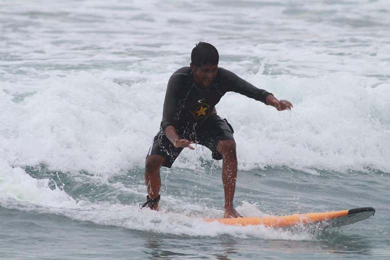 Surf en Weligama