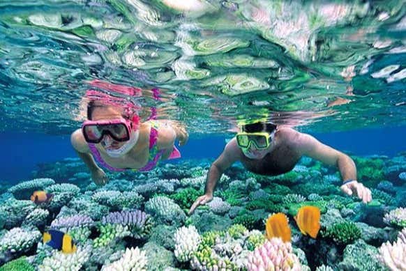 Snorkel en Unawatuna