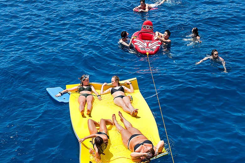 Excursión a Cala Saladeta y Ses Margalides en barco - Galería 1