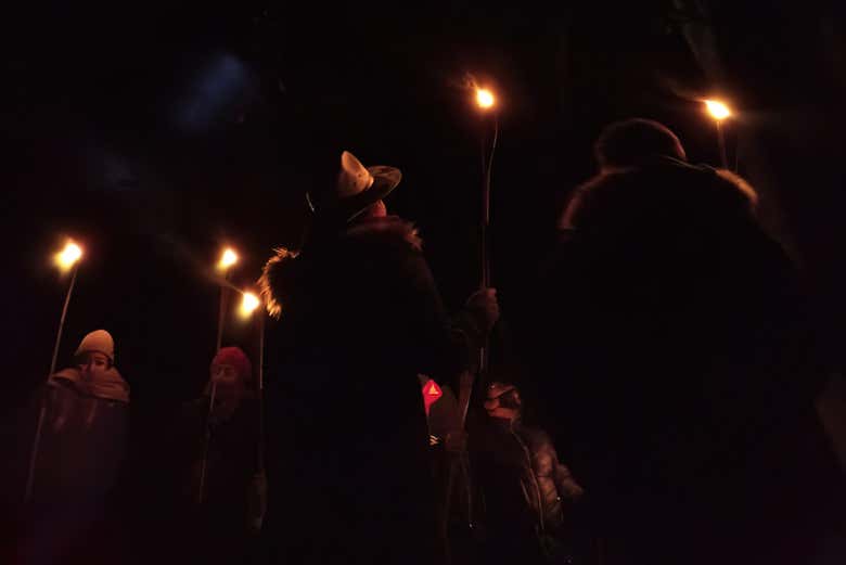 Senderismo nocturno por La Cañada
