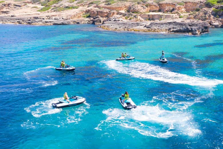 Tour en moto de agua por Cala d’Or