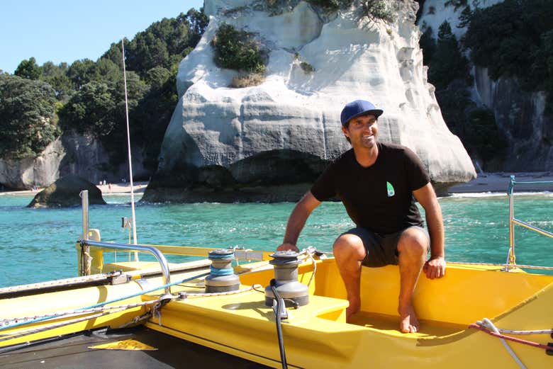 Paseo en barco por la costa de Coromandel