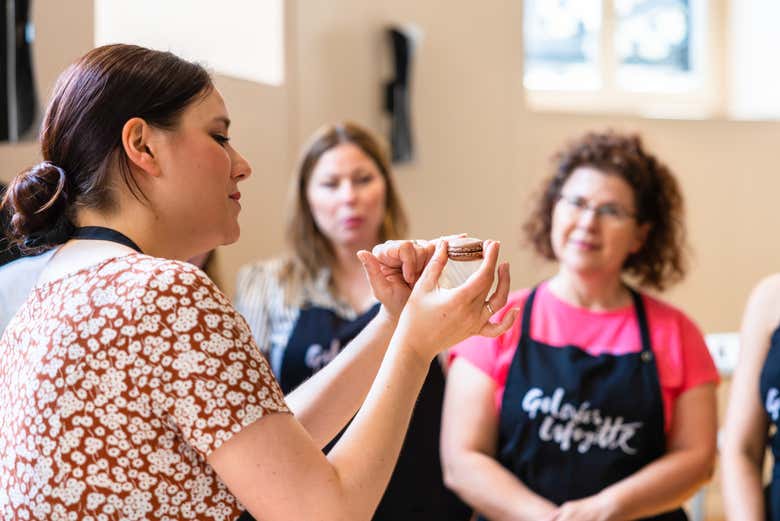 Taller de macarons en las Galerías Lafayette