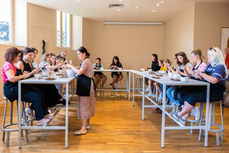 Taller de macarons en las Galerías Lafayette