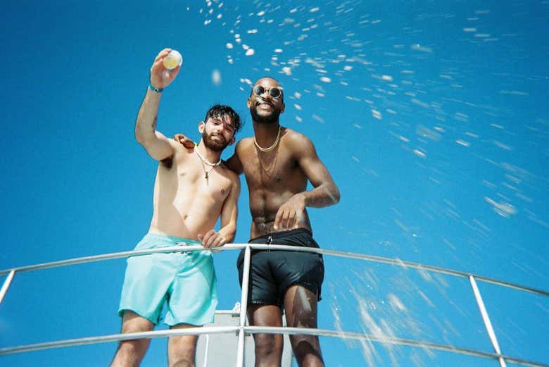 Fiesta en catamarán por Punta Cana