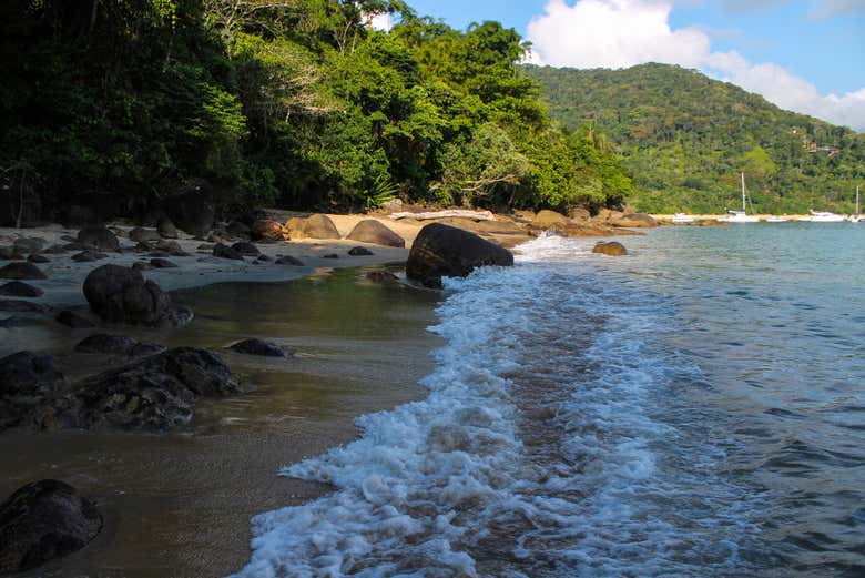 Paseo en barco por las playas del sur de Ubatuba
