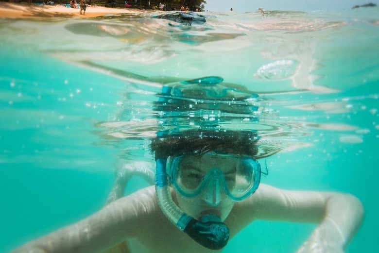 Snorkel en Ubatuba