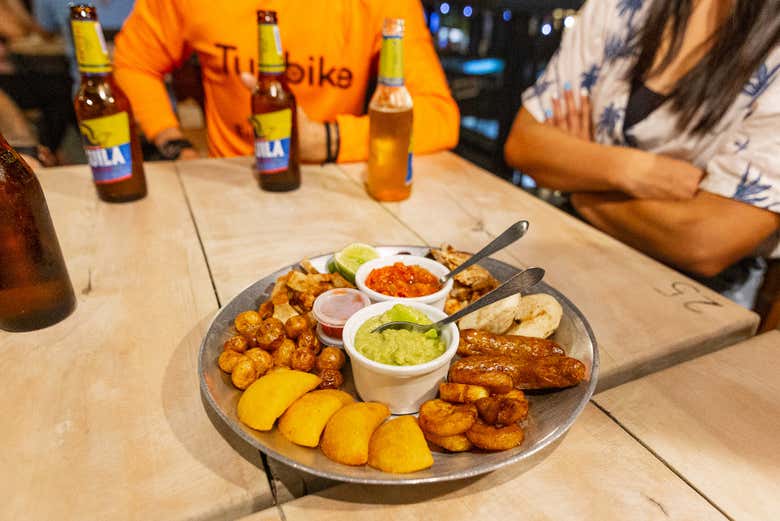Tour gastronómico en bicicleta eléctrica por Medellín