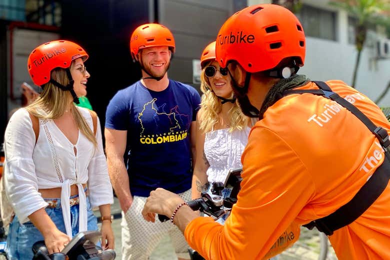 Tour en bicicleta eléctrica por Medellín