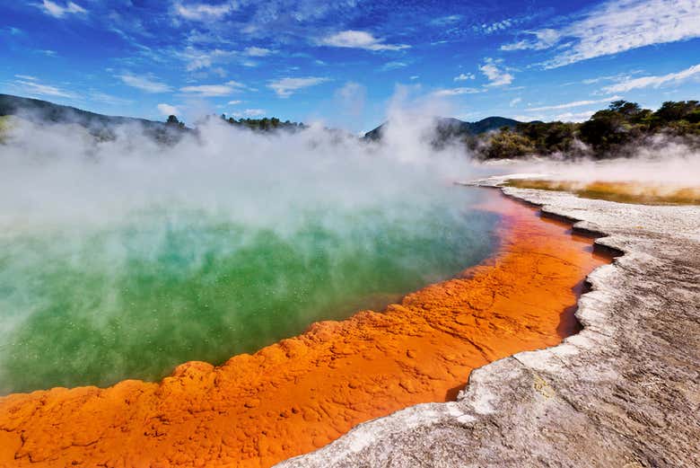 Excursión a Rotorua, Wai-O-Tapu y Te Puia