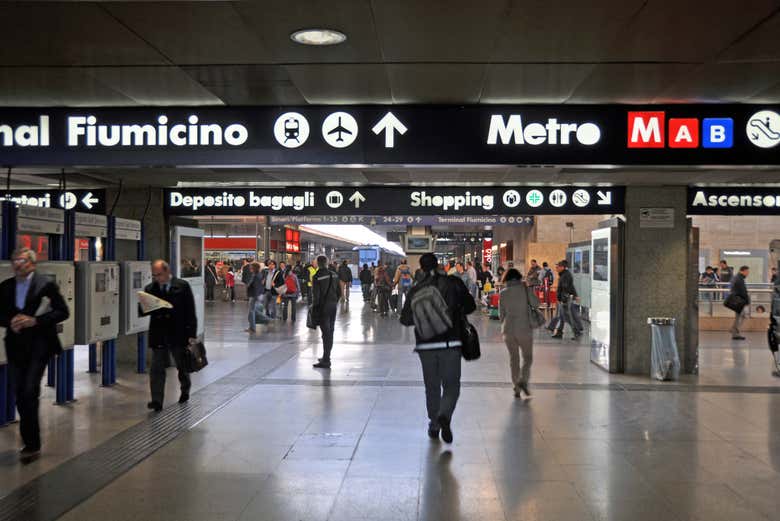 Autobús entre Civitavecchia y el aeropuerto de Fiumicino