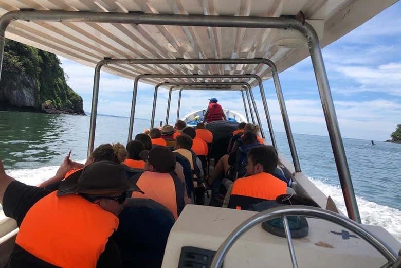 Traslado hasta La Unión en lancha rápida por el Golfo de Fonseca
