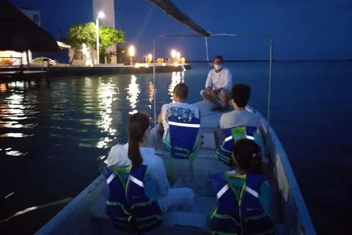 Paseo nocturno en barco por los manglares