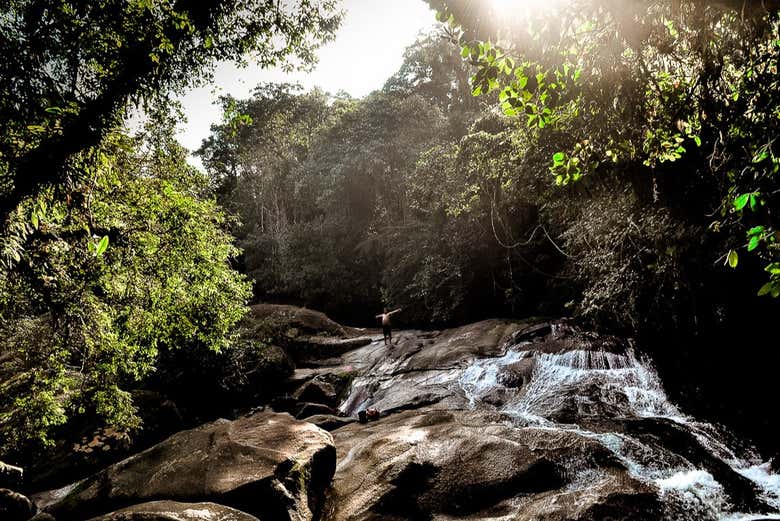 Senderismo hasta la cascada de Guaratuba