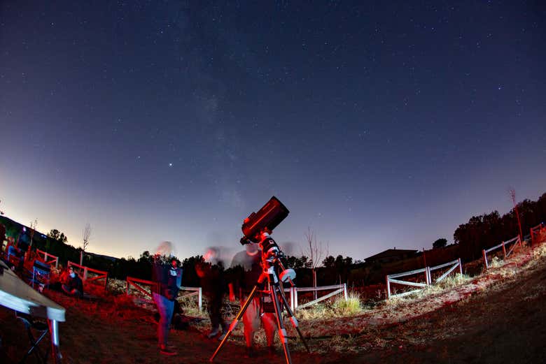 Observación de estrellas en Los Molinos