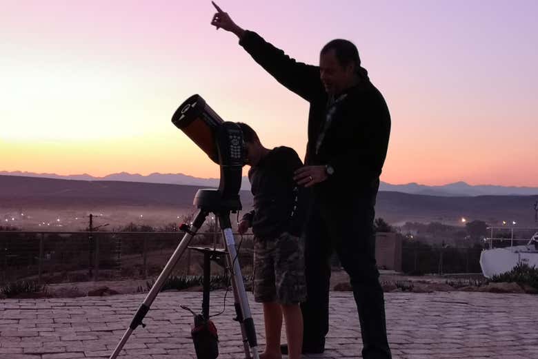 Observación de estrellas en Oudtshoorn