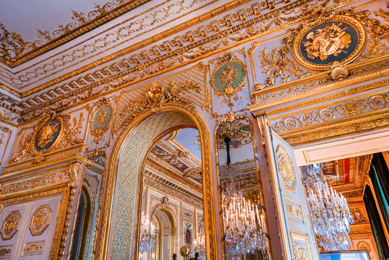 Entrada a la colección permanente del Hôtel de la Marine