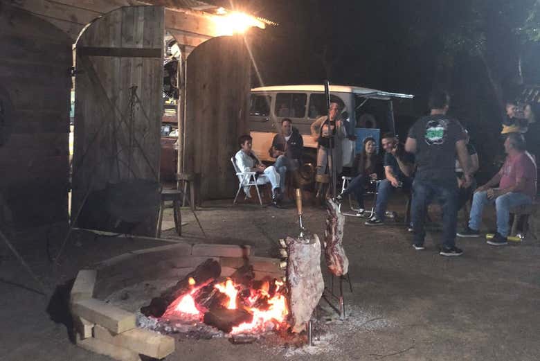 Cena gaucha con música en directo