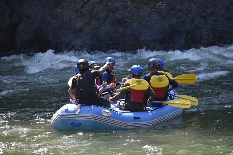 Rafting de iniciación en el río Samaná