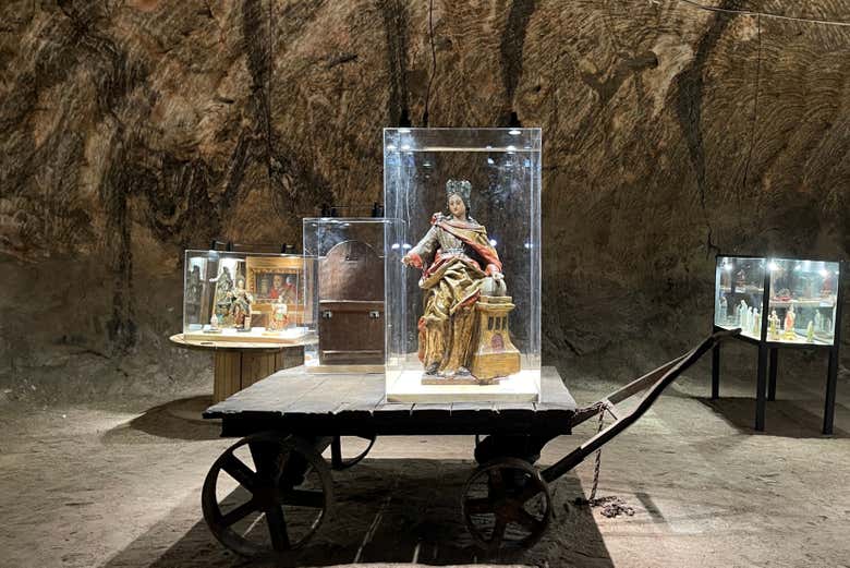 Visita a la galería de arte de la mina de sal de Loulé
