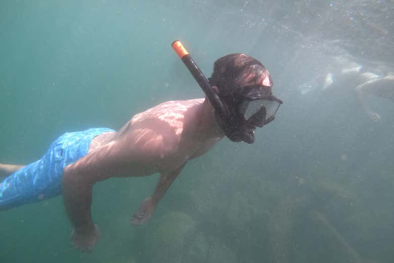 Snorkel en Hikkaduwa