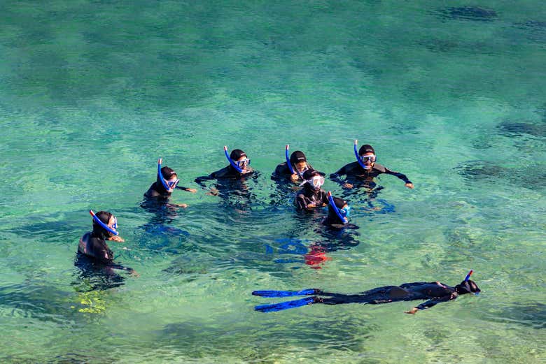 Snorkel en el Parque Natural del Estrecho