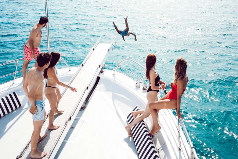 Paseo en barco por la bahía de Palma
