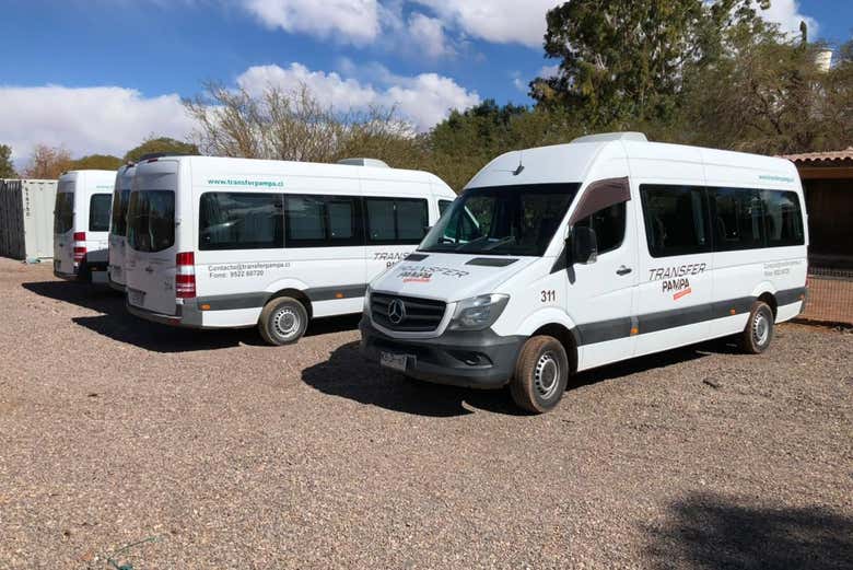 Transporte entre el aeropuerto de Calama y San Pedro de Atacama