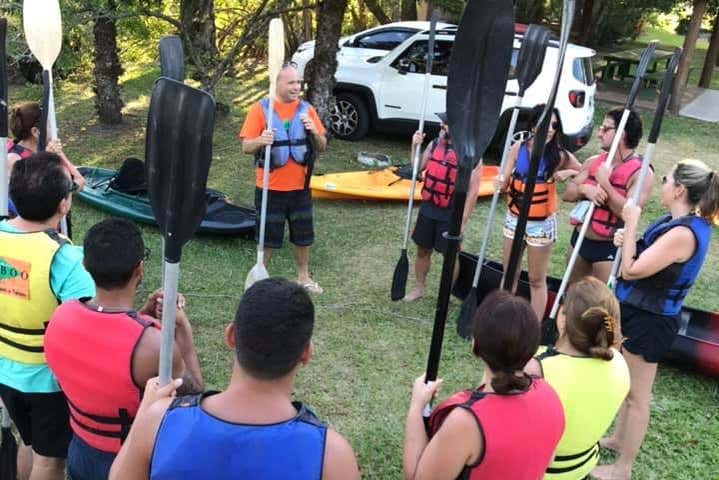 Tour en kayak por el río Tramandaí al atardecer