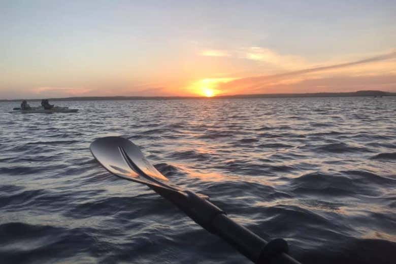 Tour en kayak por el río Tramandaí al atardecer