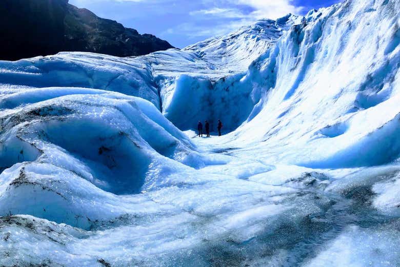 Trekking por los glaciares del Parque Nacional de los Fiordos de Kenai