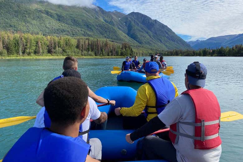 Rafting en el río Resurrección