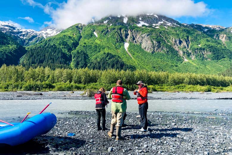 Rafting en el río Resurrección