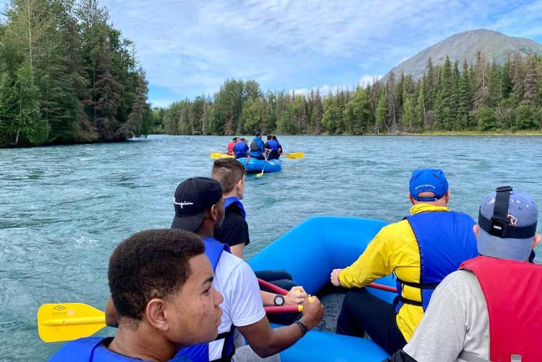 Rafting en el río Resurrección