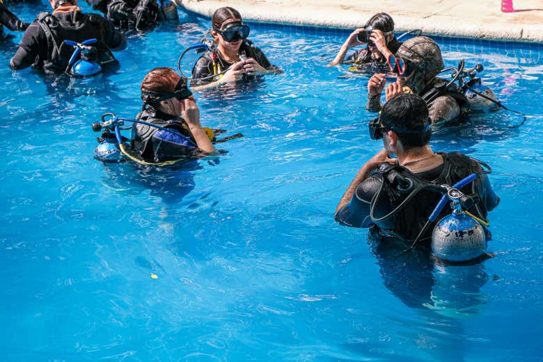 Curso PADI Advanced Open Water Diver en Cancún