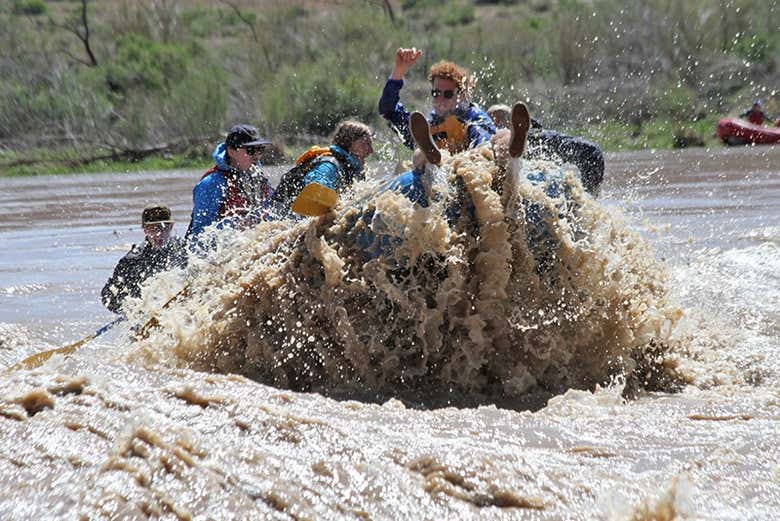 Rafting en el río Colorado