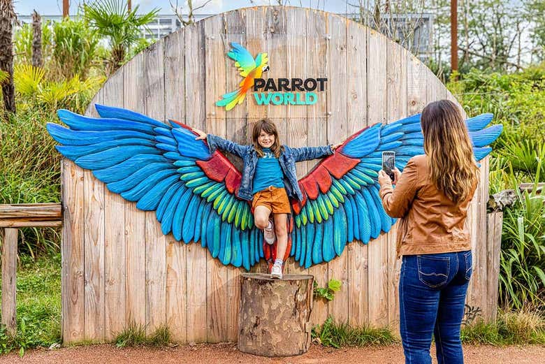 Entrada a Parrot World