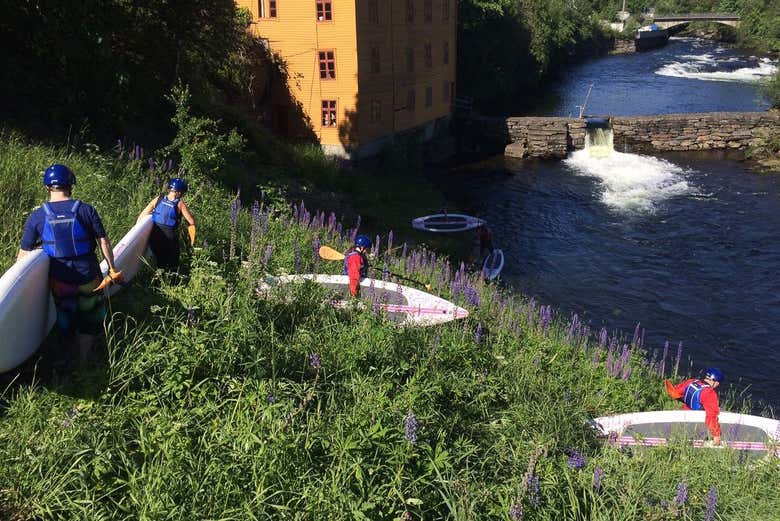 Paddle surf en Voss