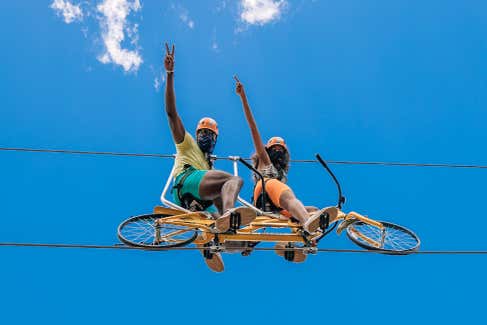 Skybike en Toro Verde Eco Adventure Park