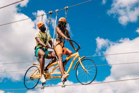 Skybike en Toro Verde Eco Adventure Park