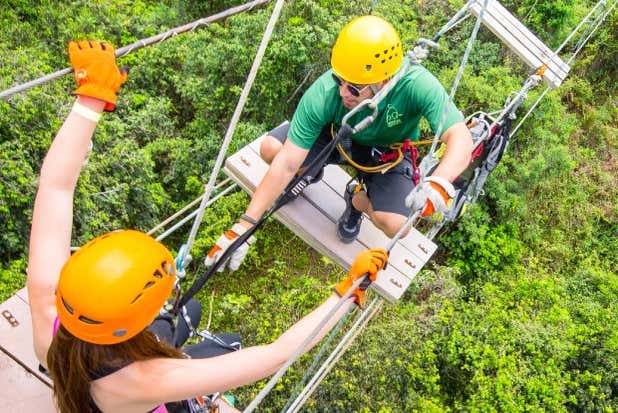 Puentes colgantes en Toro Verde Eco Adventure Park